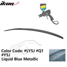Load image into Gallery viewer, 2009-2014 Audi A4 Quattro B8 4Door Painted ABS Trunk Spoiler Wing
