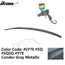 Load image into Gallery viewer, 2009-2014 Audi A4 Quattro B8 4Door Painted ABS Trunk Spoiler Wing