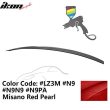 Load image into Gallery viewer, 2009-2014 Audi A4 Quattro B8 4Door Painted ABS Trunk Spoiler Wing