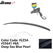 Load image into Gallery viewer, 2009-2014 Audi A4 Quattro B8 4Door Painted ABS Trunk Spoiler Wing