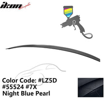 Load image into Gallery viewer, 2009-2014 Audi A4 Quattro B8 4Door Painted ABS Trunk Spoiler Wing