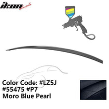 Load image into Gallery viewer, 2009-2014 Audi A4 Quattro B8 4Door Painted ABS Trunk Spoiler Wing
