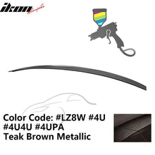 Load image into Gallery viewer, 2009-2014 Audi A4 Quattro B8 4Door Painted ABS Trunk Spoiler Wing