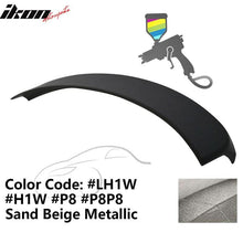 Load image into Gallery viewer, 2012-2014 Audi A6 C7 Sedan 4Dr D Style Painted ABS Trunk Spoiler Wing