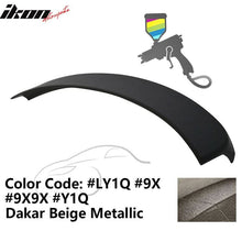 Load image into Gallery viewer, 2012-2014 Audi A6 C7 Sedan 4Dr D Style Painted ABS Trunk Spoiler Wing