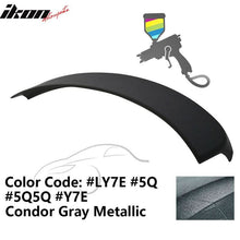 Load image into Gallery viewer, 2012-2014 Audi A6 C7 Sedan 4Dr D Style Painted ABS Trunk Spoiler Wing