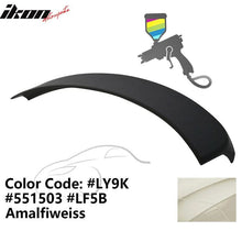 Load image into Gallery viewer, 2012-2014 Audi A6 C7 Sedan 4Dr D Style Painted ABS Trunk Spoiler Wing