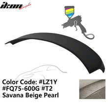 Load image into Gallery viewer, 2012-2014 Audi A6 C7 Sedan 4Dr D Style Painted ABS Trunk Spoiler Wing