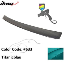 Load image into Gallery viewer, 2000-2006 BMW E53 X5 SUV Euro Style Black Rear Roof Window Spoiler ABS