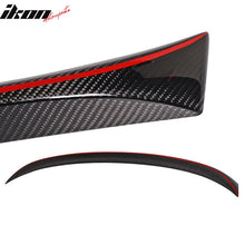 Load image into Gallery viewer, 2006-2011 BMW E90 3 Series 4Dr Carbon CF Red Line Style Trunk Spoiler