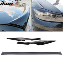Load image into Gallery viewer, Fits 05-11 BMW E90 OE Trunk Spoiler &amp; Headlight Eyelid Covers