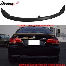 Load image into Gallery viewer, 2007-2013 BMW E92 3 Series Coupe AC Rear Trunk Spoiler ABS