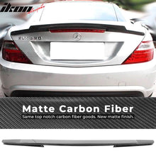 Load image into Gallery viewer, 2011-2016 Benz SLK R172 Convertible V Style Carbon Fiber Trunk Spoiler