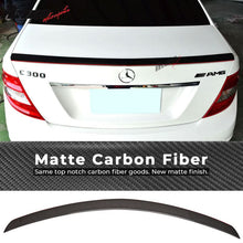Load image into Gallery viewer, 2008-2014 Benz C Class W204 C63 Red Line Carbon Fiber Trunk Spoiler