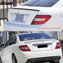 Load image into Gallery viewer, 2008-2014 Mercedes Benz C-Class W204 IKON Style Trunk Spoiler ABS