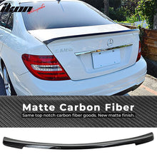 Load image into Gallery viewer, 2008-2014 Benz C Class W204 Sedan Ikon 2 Style Carbon CF Trunk Spoiler