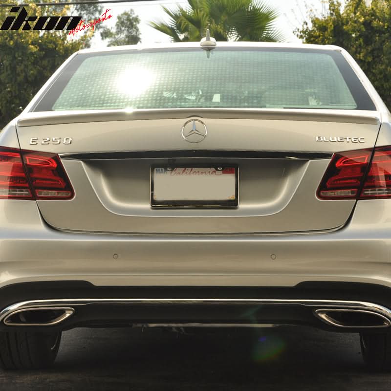 2010-2016 Mercedes Benz W212 Sedan AMG Style Rear Trunk Spoiler ABS