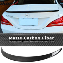 Load image into Gallery viewer, 2014-2018 Benz C117 CLA Class Sedan Carbon Fiber CF Trunk Spoiler