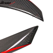 Load image into Gallery viewer, 2013-2018 Benz CLA C117 Sedan Carbon Fiber CF Red Line Trunk Spoiler