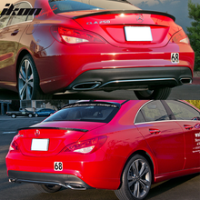 Load image into Gallery viewer, 2013-2018 Benz CLA C117 Sedan P Style Carbon Fiber CF Trunk Spoiler