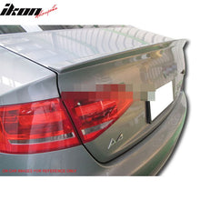Load image into Gallery viewer, 2009-2012 Audi A4 B8 RS Style #LZ9Y Black Rear Trunk Spoiler Wing ABS
