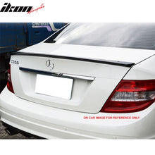 Load image into Gallery viewer, 2008-2014 Benz C Class W204 Sedan Ikon Carbon Fiber Rear Trunk Spoiler
