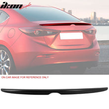 Load image into Gallery viewer, 2014-2018 Mazda 3 Sedan OE Style Unpainted Rear Trunk Spoiler Wing ABS
