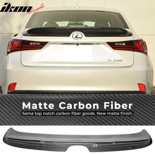 Load image into Gallery viewer, 2014-2020 Lexus IS250 IS300 IS350 XE30 Sedan CF Trunk Spoiler Wing