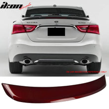 Load image into Gallery viewer, 2016-2023 Nissan Maxima A36 Sedan Painted ABS Trunk Spoiler Wing