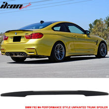 Load image into Gallery viewer, 2015-2020 BMW F82 4 Series M4 Performance Style Trunk Spoiler Wing ABS