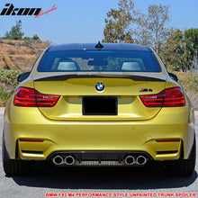 Load image into Gallery viewer, 2015-2020 BMW F82 4 Series M4 Performance Style Trunk Spoiler Wing ABS
