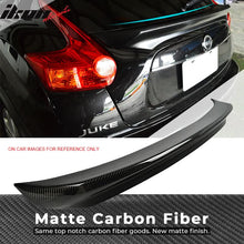 Load image into Gallery viewer, 2015-2017 Nissan Juke F15 IKON Style Carbon Fiber Trunk Spoiler Wing