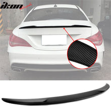 Load image into Gallery viewer, 2014-2018 Benz W117 CLA-Class Trunk Spoiler V Style Carbon Fiber Wing