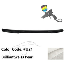 Load image into Gallery viewer, 2014-2020 BMW F32 4 Series Coupe M4 Style Rear Trunk Spoiler Wing ABS