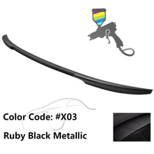 Load image into Gallery viewer, 2012-2020 BMW 3 Series F80 M3 F30 4Dr V Style Trunk Spoiler Wing ABS