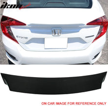 Load image into Gallery viewer, 2016-2021 Honda Civic 10th 4Dr Ikon Style Carbon Fiber Trunk Spoiler