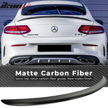 Load image into Gallery viewer, 2015-2021 Benz W205 C Class Coupe AMG Style Carbon Fiber Trunk Spoiler
