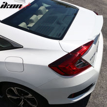 Load image into Gallery viewer, 2016-2021 Honda Civic X 10th FC 4Dr Sedan Gray Trunk Spoiler Wing FRP
