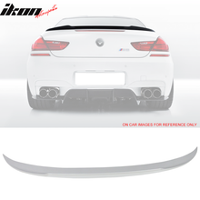 Load image into Gallery viewer, 2012-2019 BMW F13 6 Series Coupe V Style Rear Trunk Spoiler Wing ABS