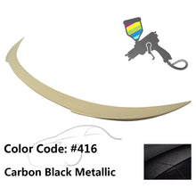 Load image into Gallery viewer, 2012-2018 BMW 6 Series F12 Convertible V Style Trunk Spoiler Wing ABS