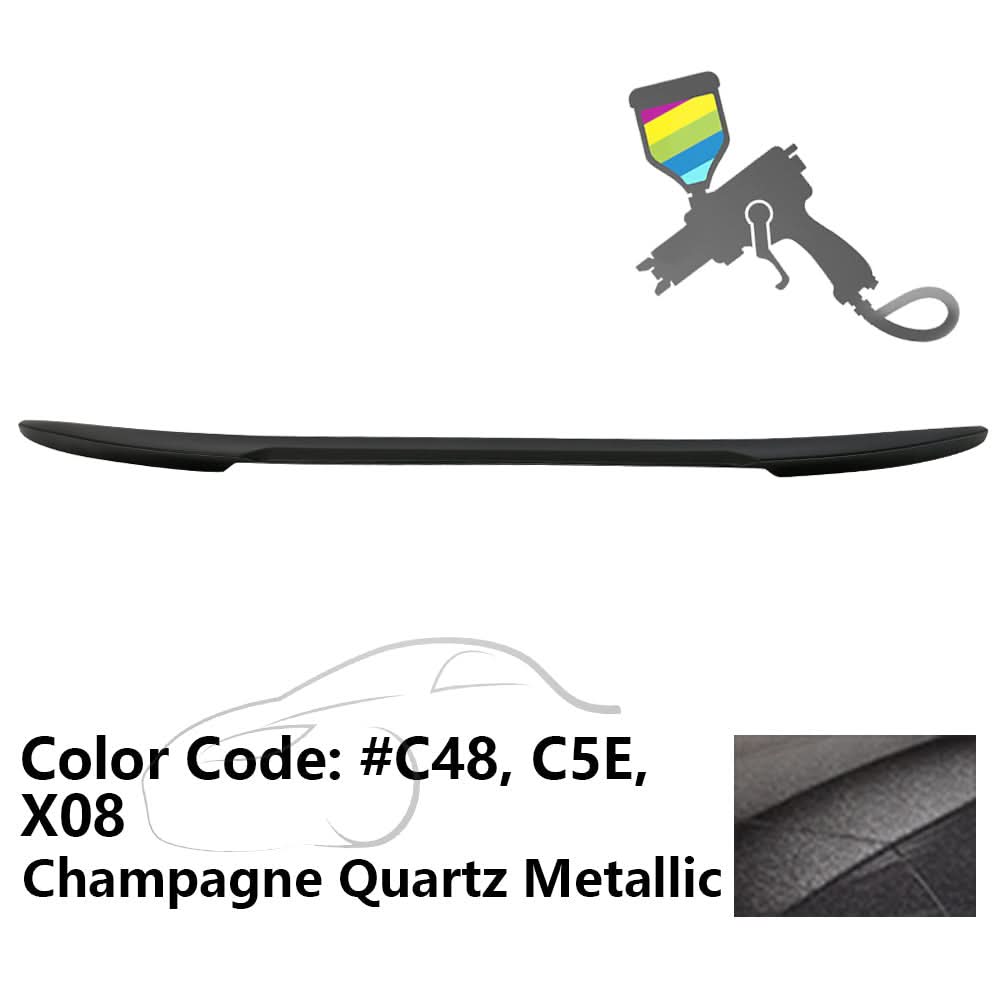 2017-2023 BMW 5 Series 7th G30 4Dr M4 V Style Trunk Spoiler Wing ABS