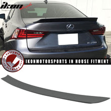 Load image into Gallery viewer, 2014-2020 Lexus IS250 F Sport V Style High Kick FRP Trunk Spoiler Wing