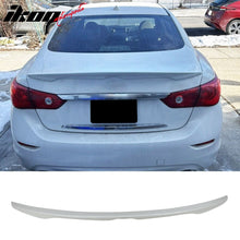 Load image into Gallery viewer, 2014-2024 Infiniti Q50 Sedan OE Trunk Spoiler ABS
