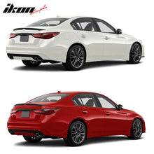 Load image into Gallery viewer, 2014-2024 Infiniti Q50 Sedan OE Trunk Spoiler ABS