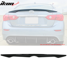 Load image into Gallery viewer, 2014-2024 Infiniti Q50 Sedan OE Trunk Spoiler ABS