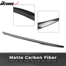 Load image into Gallery viewer, 2014-2022 Infiniti Q50 Sedan 4Dr P Style Carbon Fiber CF Trunk Spoiler