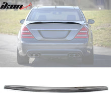 Load image into Gallery viewer, 2007-2013 Benz W221 S-Class Trunk Spoiler V Style Carbon Fiber Wing