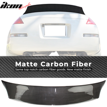 Load image into Gallery viewer, 2003-2009 Nissan 350Z V Style Carbon Rear Trunk Spoiler Carbon Fiber