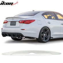 Load image into Gallery viewer, 2014-2024 Infiniti Q50 Sedan OE Trunk Spoiler ABS