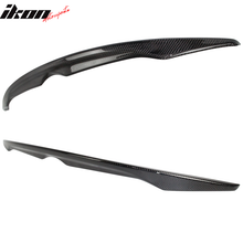 Load image into Gallery viewer, 2014-2024 Infiniti Q50 Sedan Matte Carbon Fiber Trunk Spoiler Wing